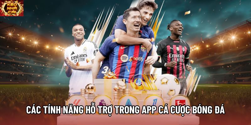 Các tính năng hỗ trợ trong app cá cược bóng đá