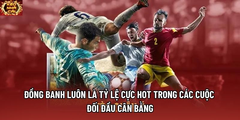 Đồng banh luôn là tỷ lệ cực hot trong các cuộc đối đầu cân bằng